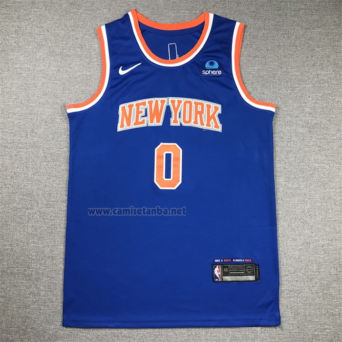 Camiseta New York Knicks Donte Divincenzo #0 Icon Azul